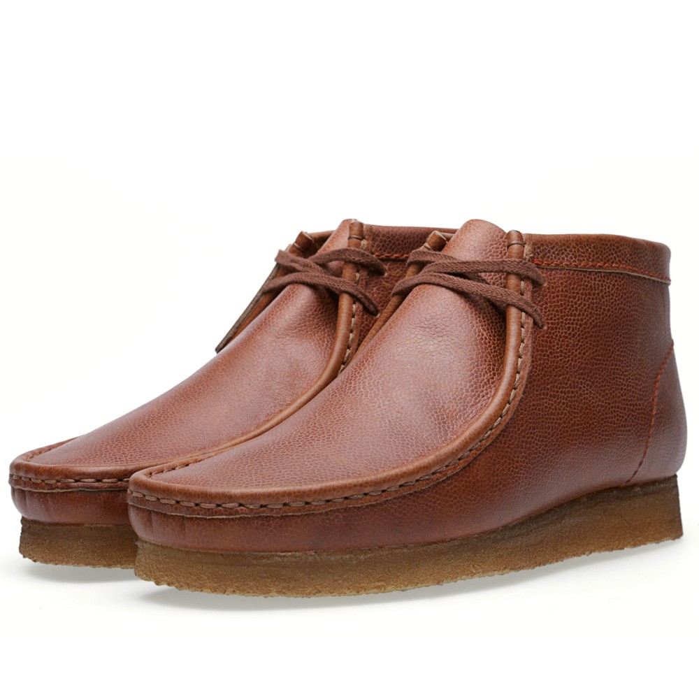 Leather wallabees