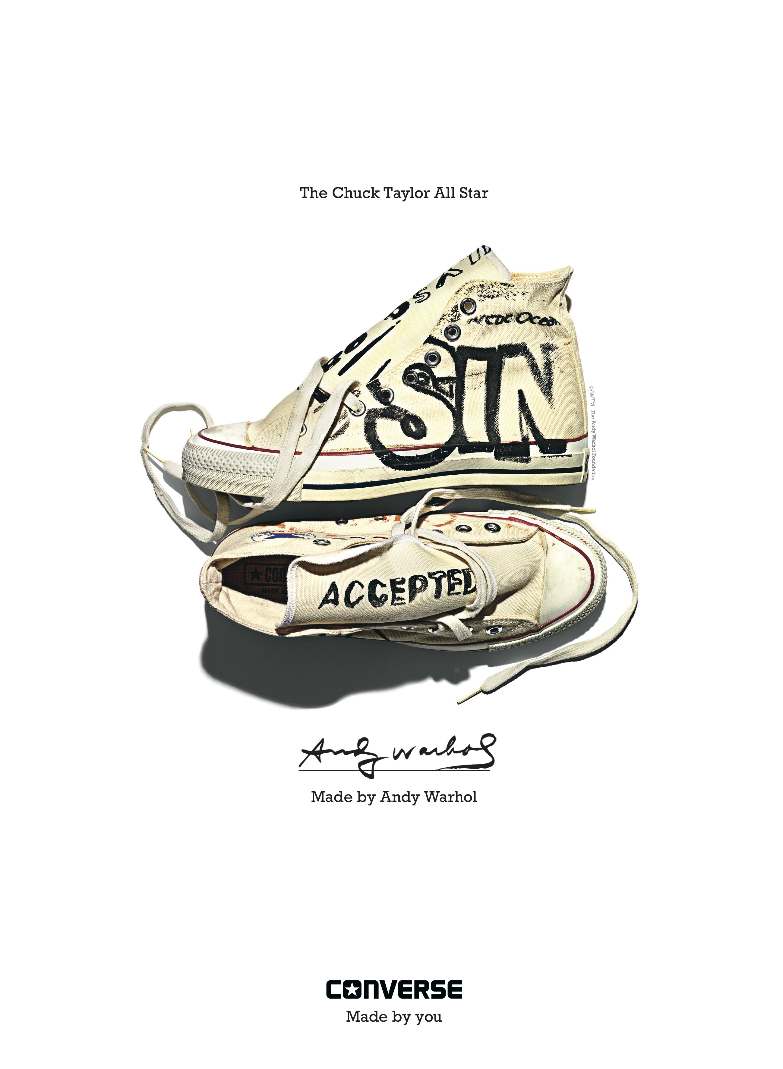 Andy Warhol - Converse Sneaker Portrait