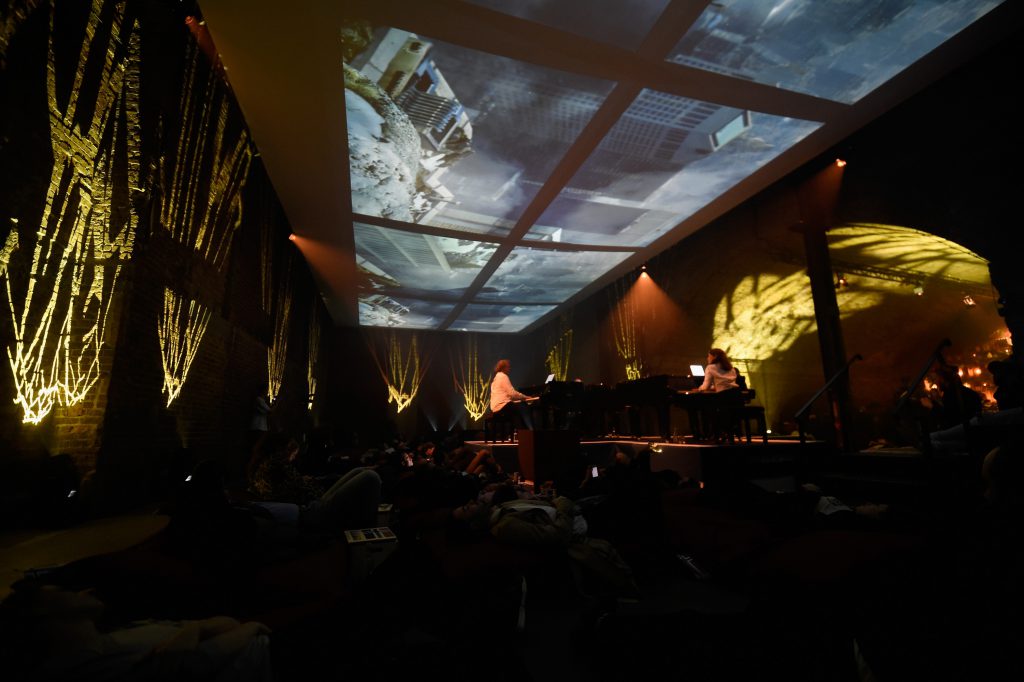 LONDON, ENGLAND - OCTOBER 13:  A general view of the launch of Napapijri's new multi-sensory experience "There Is Always A Journey" at the Village Underground on October 13, 2016 in London, England.  (Photo by David M. Benett/Dave Benett/ Getty Images for Napapijiri)