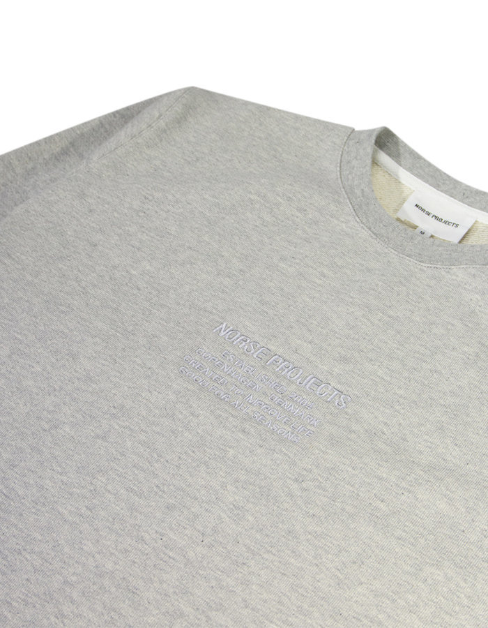 Norse Projects Vagn Embroidered Sweatshirt - Proper Magazine
