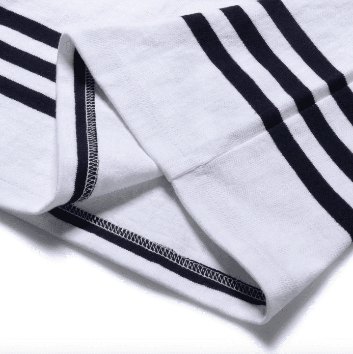 6876 x Columbia Knit Athletic Stripe Rugby Shirt - Proper Magazine