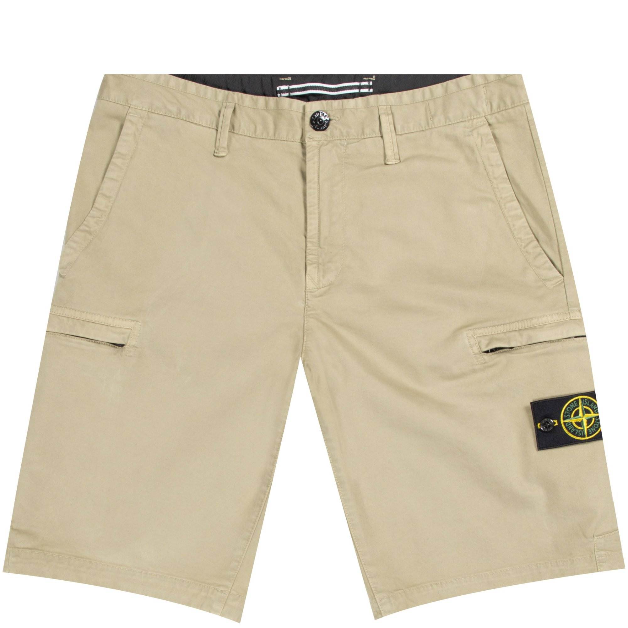Stone Island Cargo Shorts Zip Pocket Corteccia - Proper Magazine