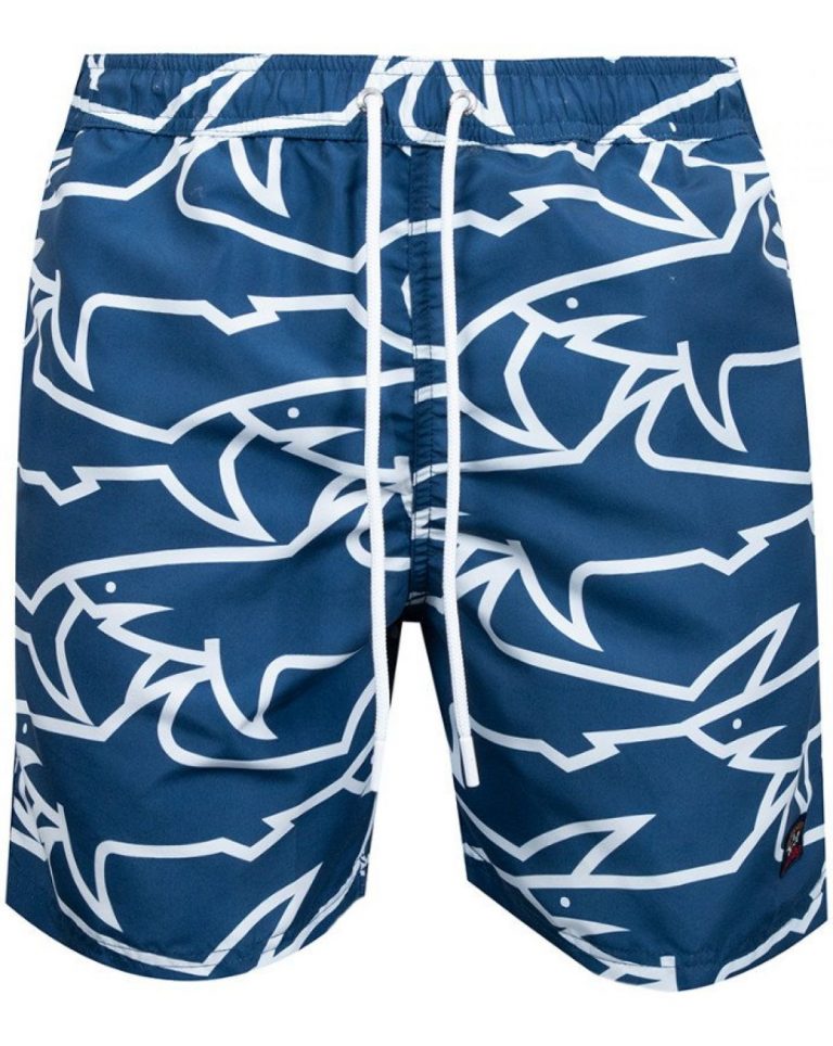 Paul and Shark All Over Shark Logo Shorts - Proper Magazine