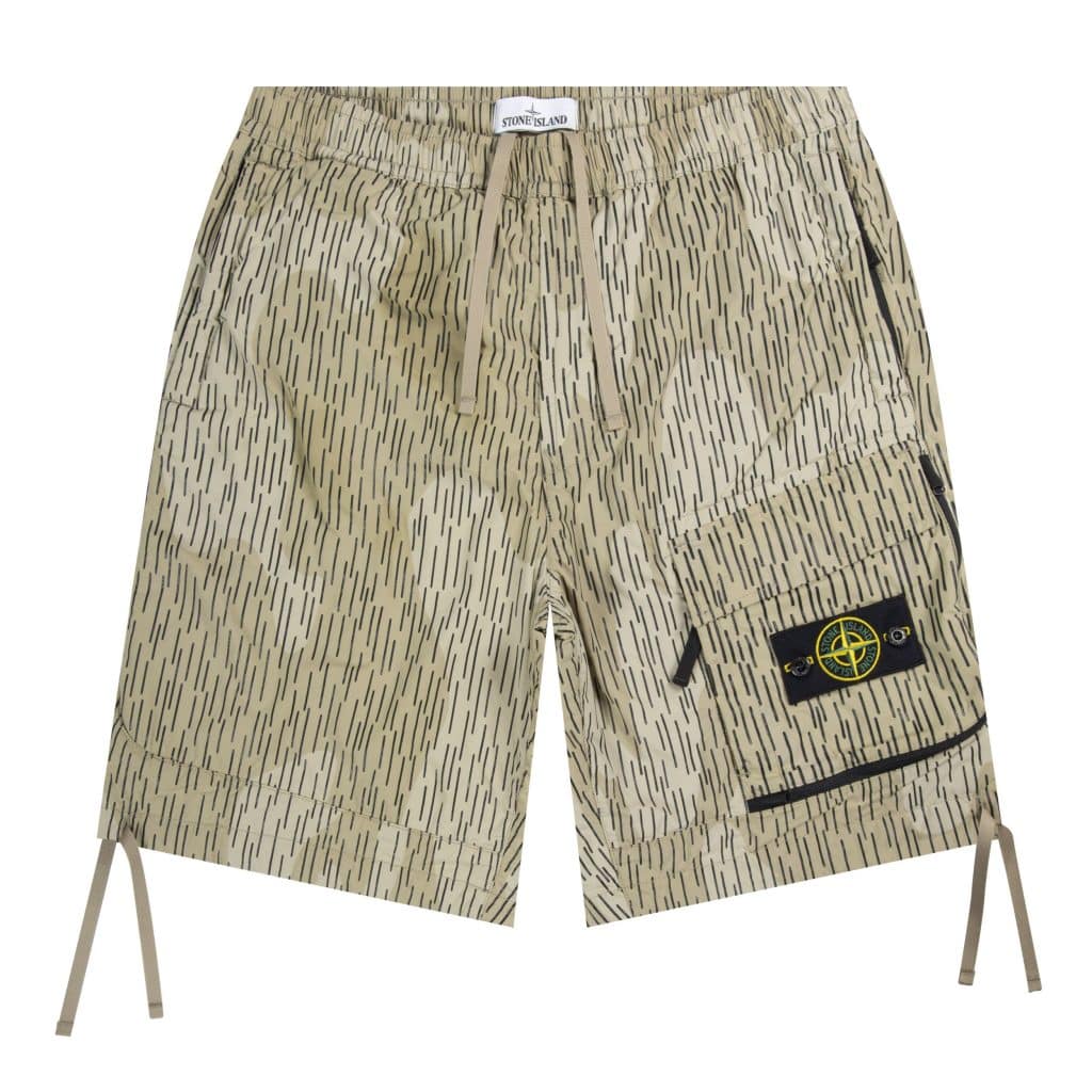 stone island rain camo shorts