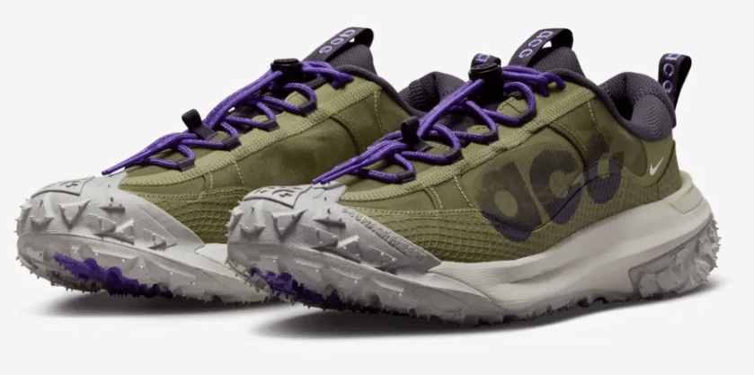 Nike ACG Mountain Fly 2 Low arrives in Neutral Olive and Mountain Grape ...